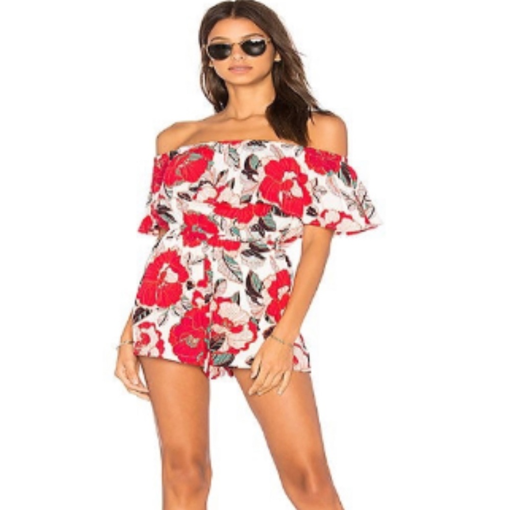 Cupcakes & Cashmere Floral Romper